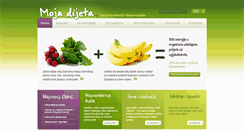 Desktop Screenshot of moja-dijeta.com.hr