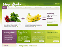 Tablet Screenshot of moja-dijeta.com.hr